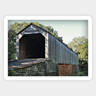 Covered Bridge Tyler State Park Sticker